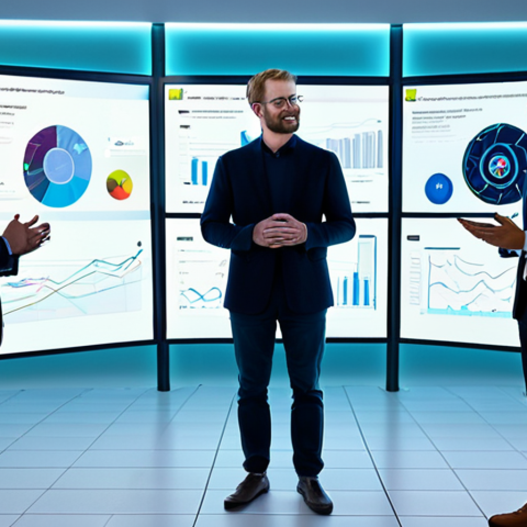 **Image Prompt 1: The Adaptive AI Generalist**
    A diverse group of professionals, fully clothed in modern, modest business casual attire, collaboratively interacting with a holographic AI interface in a brightly lit, futuristic innovation lab. Dynamic data visualizations flow seamlessly across the displays, symbolizing the AI's adaptive learning and generalization capabilities across diverse, unseen scenarios. The scene emphasizes seamless, professional human-AI collaboration. safe for work, appropriate content, fully clothed, professional, perfect anatomy, correct proportions, natural pose, well-formed hands, proper finger count, natural body proportions, high-resolution, futuristic, clean design.