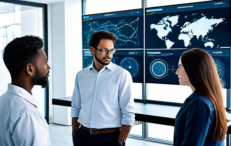 **

"A diverse team of scientists and engineers collaborating in a modern lab setting, analyzing data on large screens showing neural network diagrams. They are fully clothed in appropriate professional attire, discussing ethical considerations of AI development. Focus on responsible AI development, emphasizing transparency and fairness. Safe for work, appropriate content, modest clothing, professional environment, perfect anatomy, natural proportions, high quality."

**