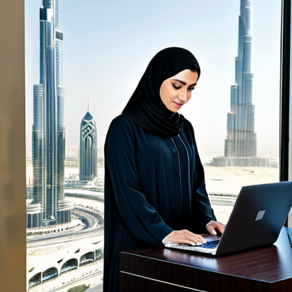 신경망 아키텍처 설계 시 자주 하는 실수 - A Modern Professional Setting**

"A confident businesswoman in a modest, tailored abaya, working on ...