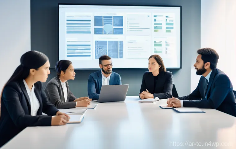 신경망 아키텍처 설계에서의 팀워크 중요성 - **A Diverse Team Innovating AI Solutions**
    A vibrant, medium-shot image of a diverse group of yo...