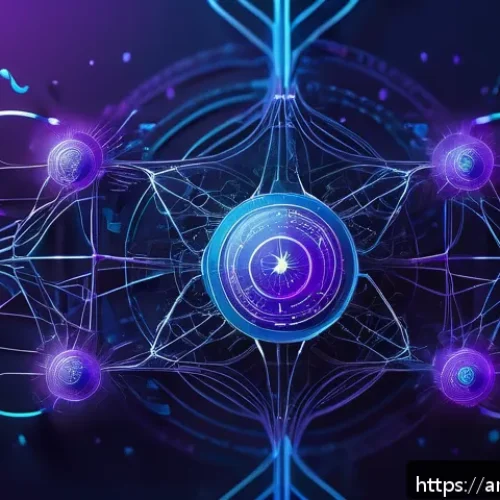 신경망 아키텍처에서의 실험적 디자인 패턴 - A futuristic neural network concept illustration showcasing multi-pathway architectures, with multip...