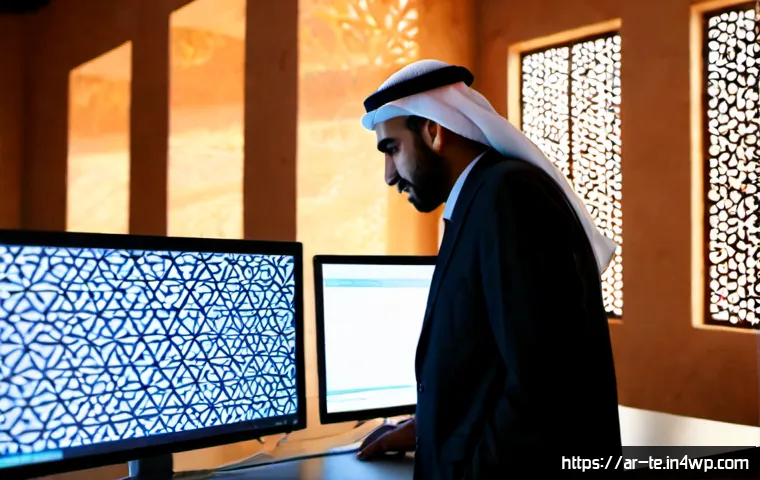 신경망 아키텍처 개선을 위한 커스터마이징 기법 - Photorealistic modern AI research workspace in an Arab technology hub, a Middle Eastern engineer in ...